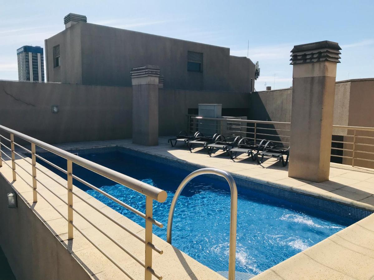 Apartamento Centrico Y Moderno Con Balcon, Piscina, Gimnasio Y Laundry บัวโนสไอเรส ภายนอก รูปภาพ