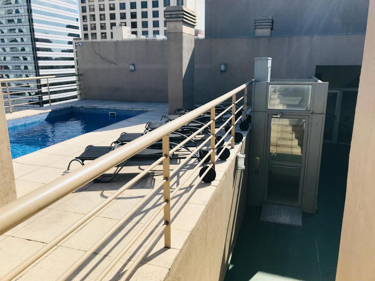 Apartamento Centrico Y Moderno Con Balcon, Piscina, Gimnasio Y Laundry บัวโนสไอเรส ภายนอก รูปภาพ