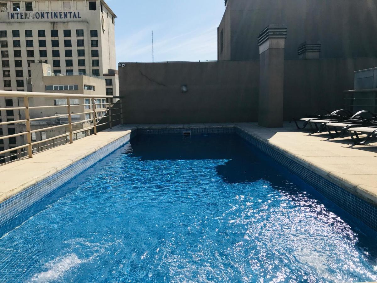 Apartamento Centrico Y Moderno Con Balcon, Piscina, Gimnasio Y Laundry บัวโนสไอเรส ภายนอก รูปภาพ